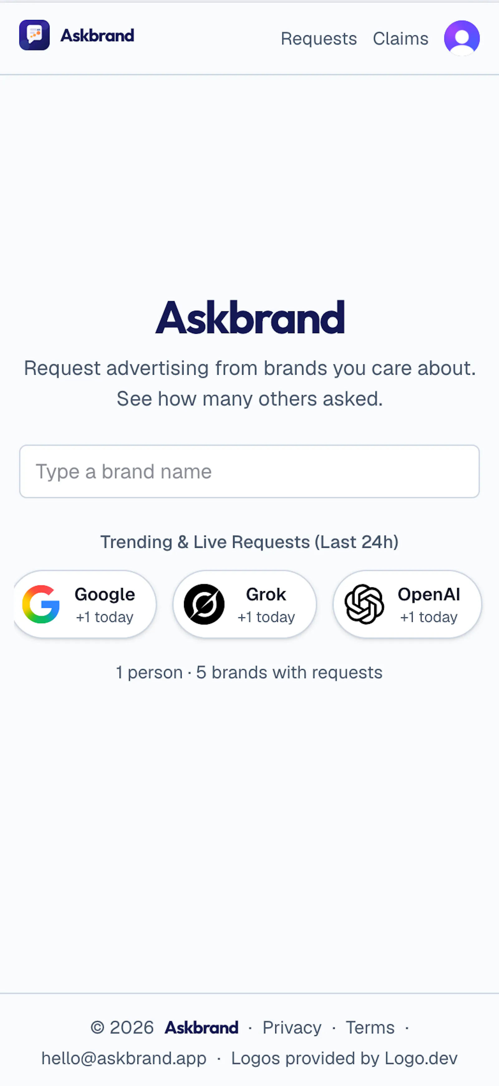 Askbrand screenshot 4