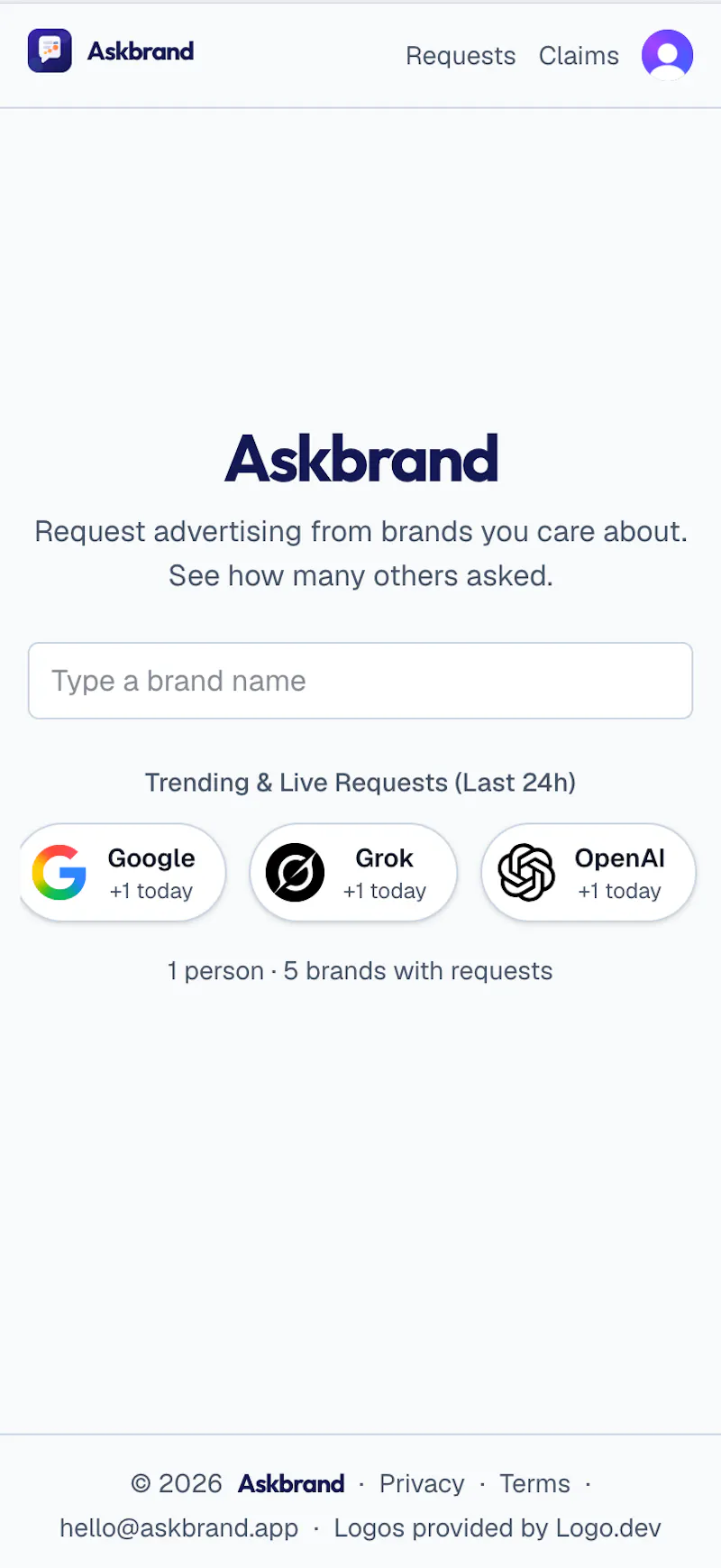 Askbrand screenshot 4