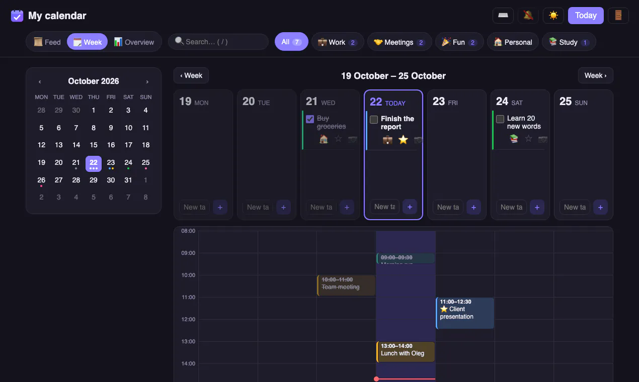 My calendar gallery image