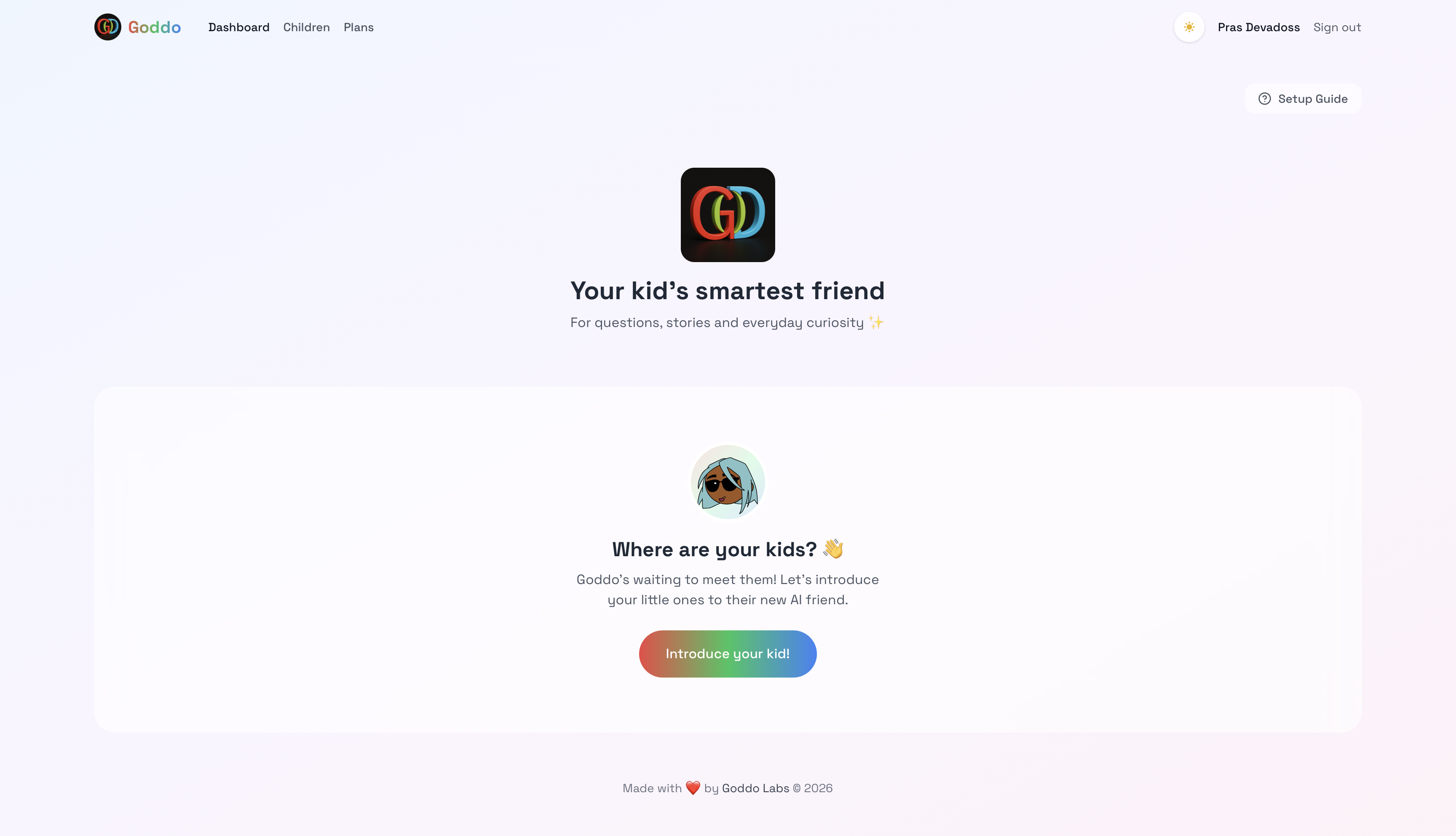 Goddo — AI voice companion for kids gallery image