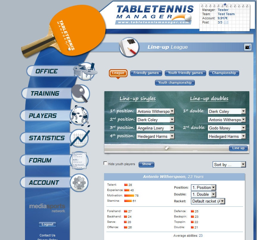 Table Tennis Manager gallery image