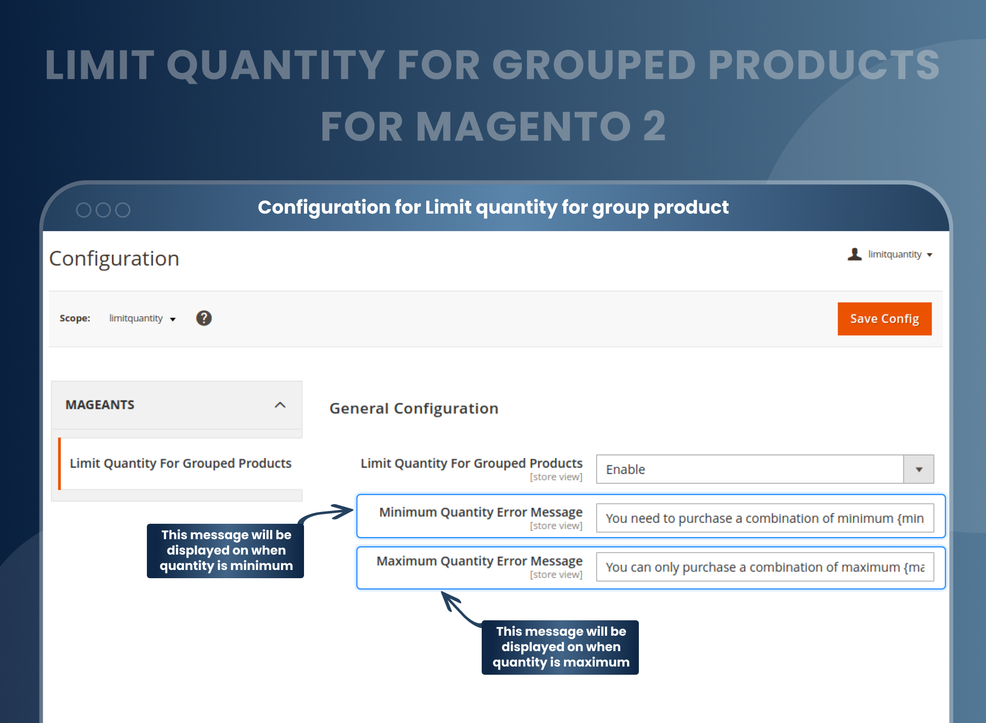 Limit Quantity of Grouped Products media 1