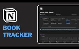 Notion Book Tracker media 1