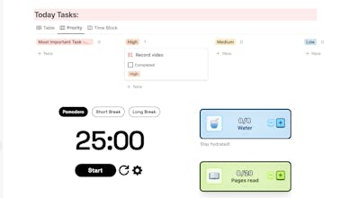 My Planner Notion Template gallery image