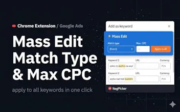 NegPicker — Free Tool for Google Ads gallery image