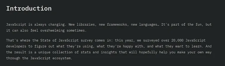 The State Of JavaScript Survey gallery image
