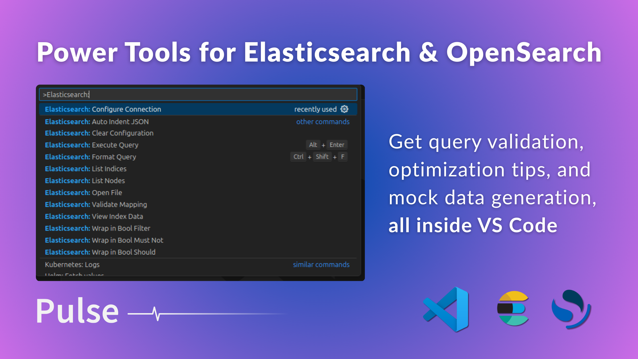 Elasticsearch DevTools per il codice vs - IDE Devtools per Elasticsearch e OpenSearch, di Pulse media 2