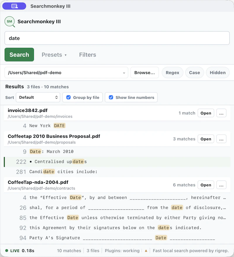 Searchmonkey III screenshot 3