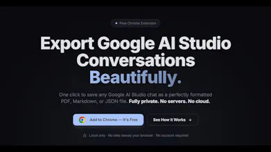 Chat Exporter for Google AI Studio gallery image
