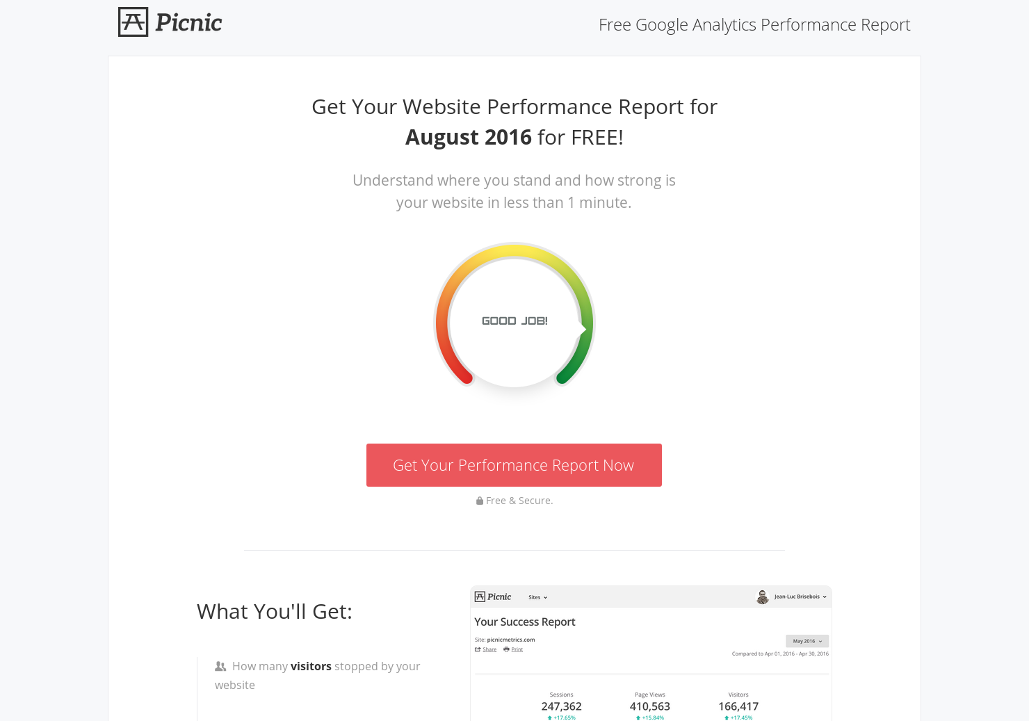 Google Analytics Grader gallery image