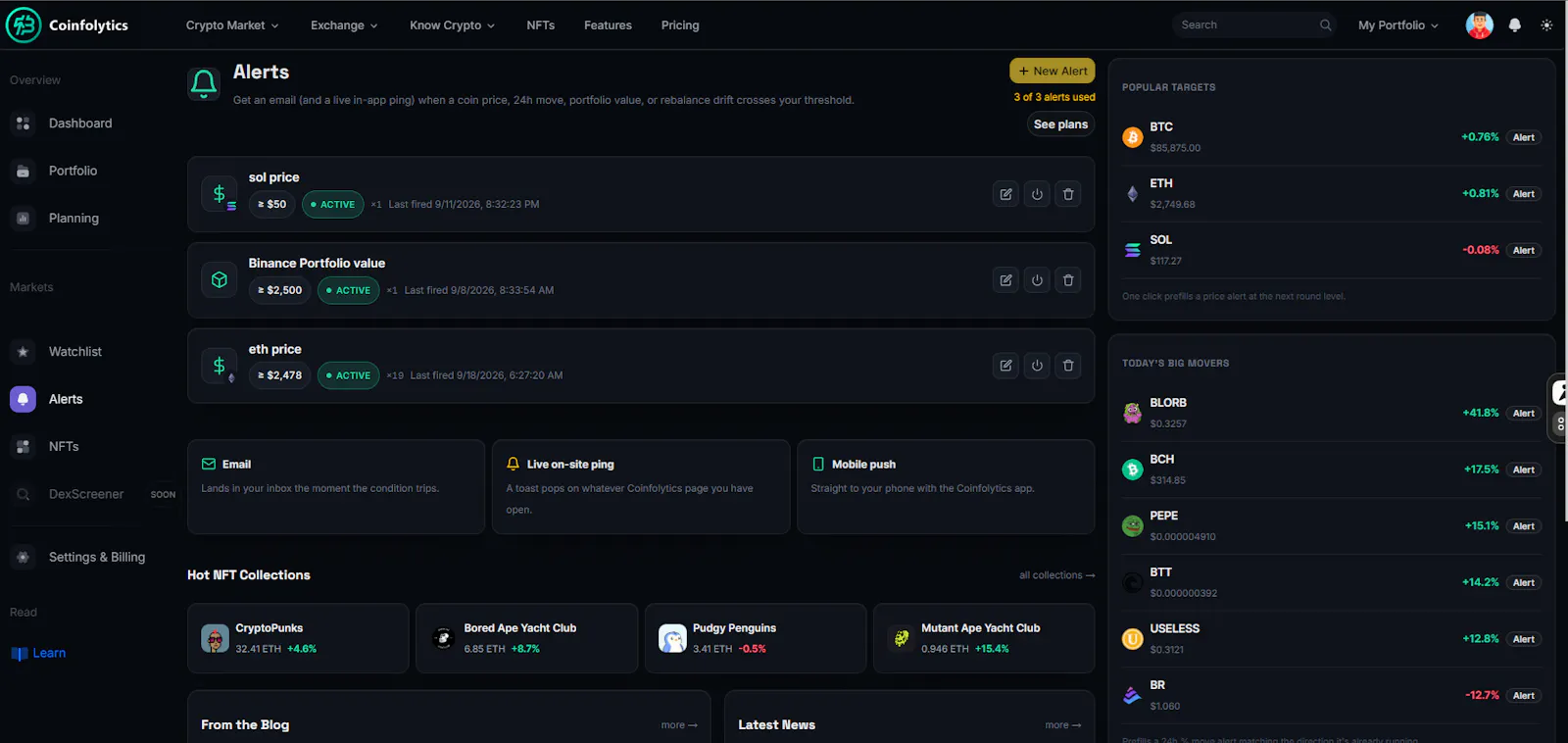Coinfolytics screenshot 4