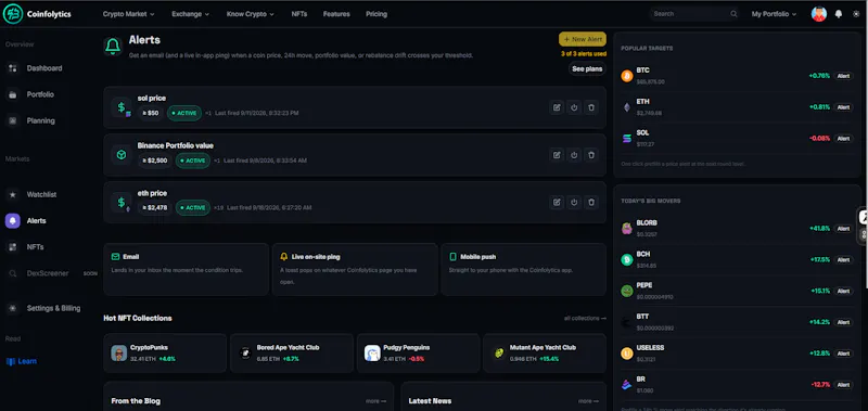Coinfolytics screenshot 4