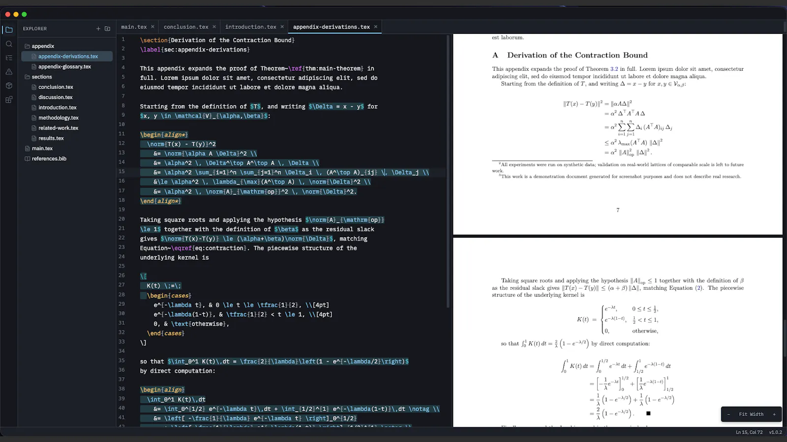 Quire screenshot 2