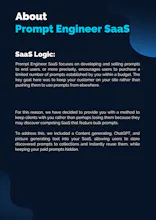 Prompt Engineer SaaS/Web APP gallery image
