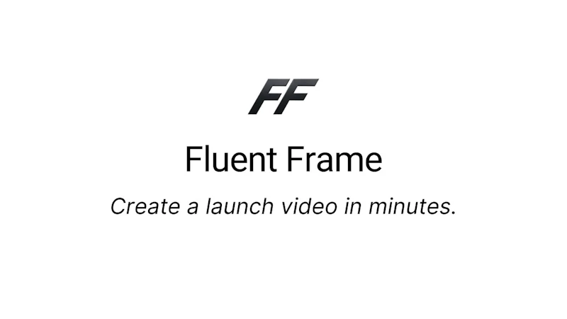 Fluent Frame screenshot 1 (video preview)