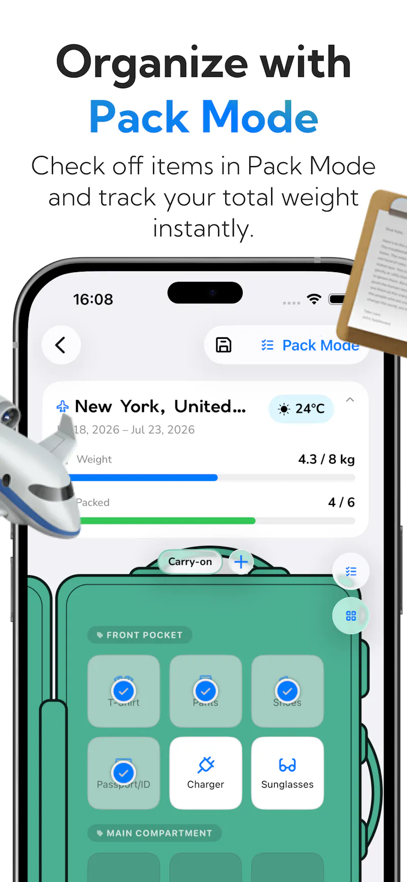 Packwork: Smart Packing List screenshot 4