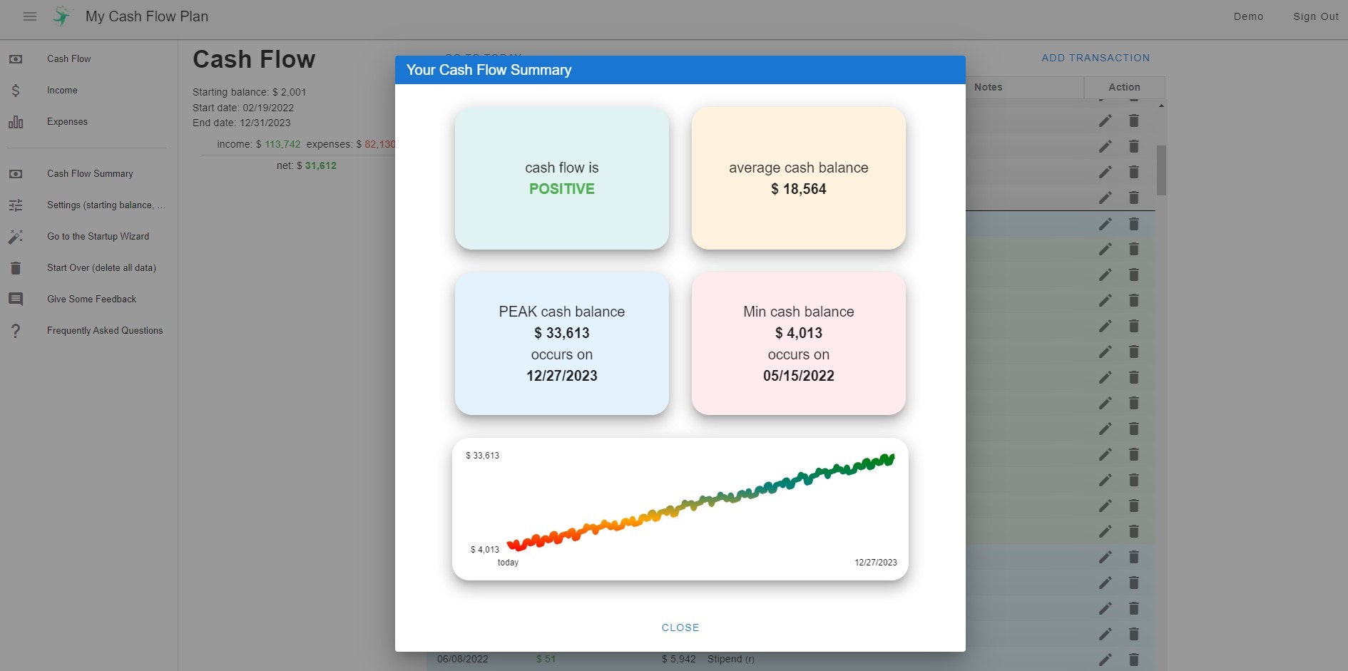 My Cash Flow Plan gallery image