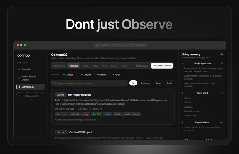 Confluo screenshot 1