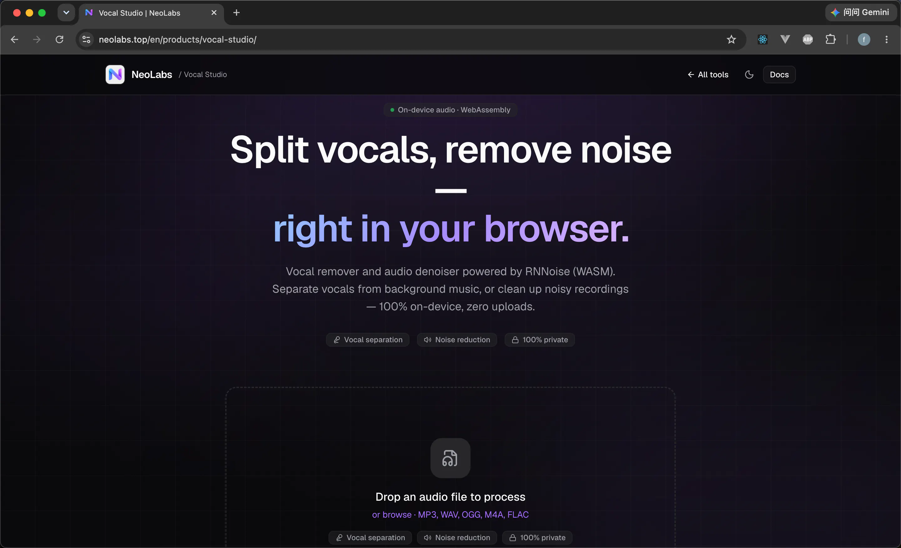 neolabs.top - All-in-one local AI tools gallery image