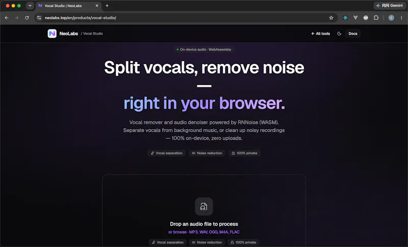 neolabs.top - All-in-one local AI tools screenshot 7