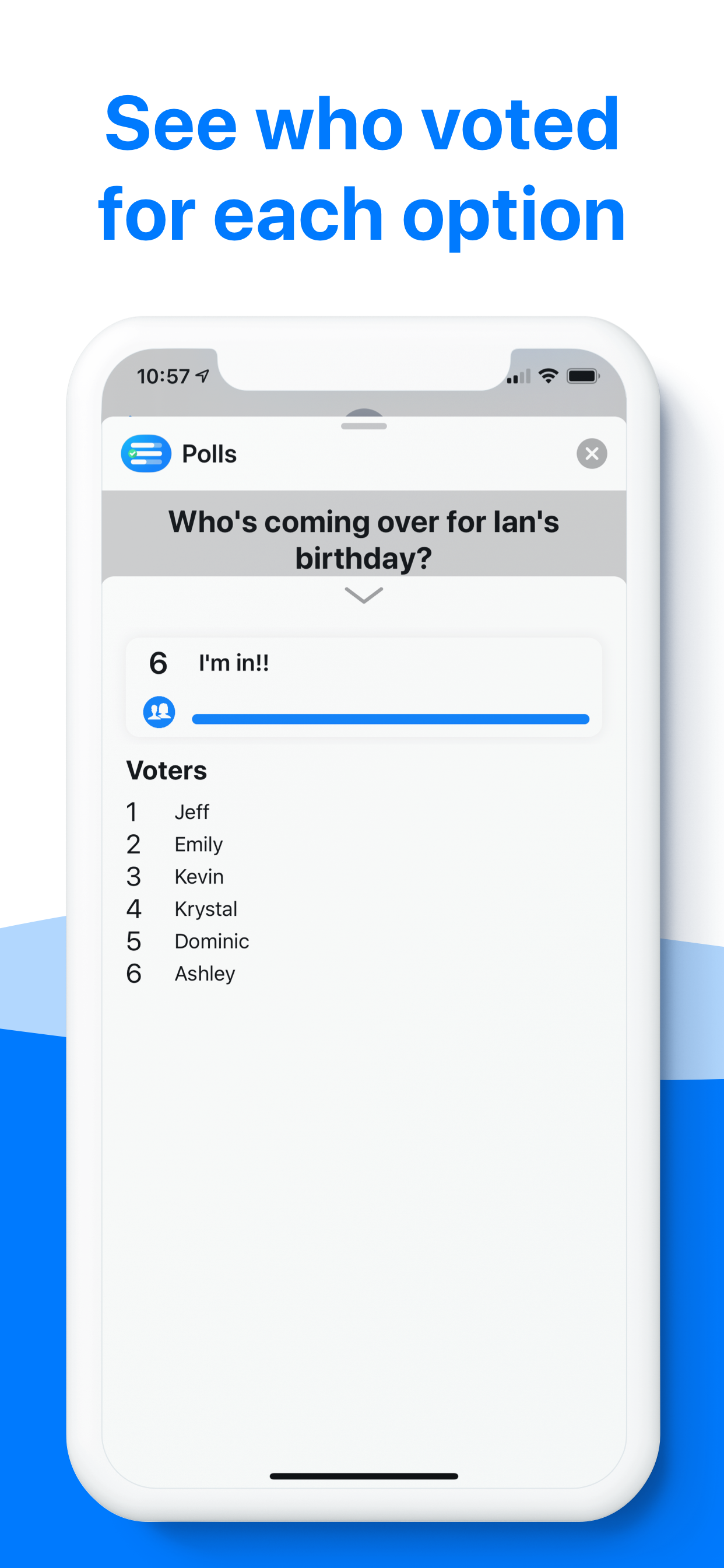 Polls for iMessage 3.0 gallery image