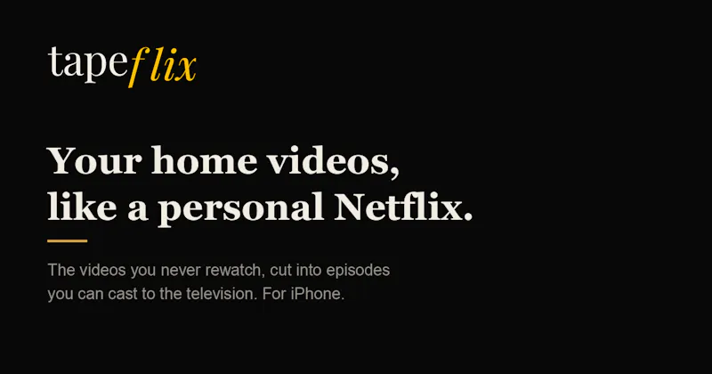 Tapeflix screenshot 1