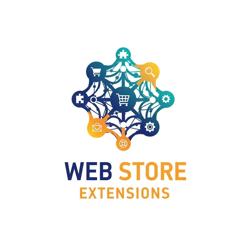 Web Store Extensions - Product Hunt launch logo and brand identity