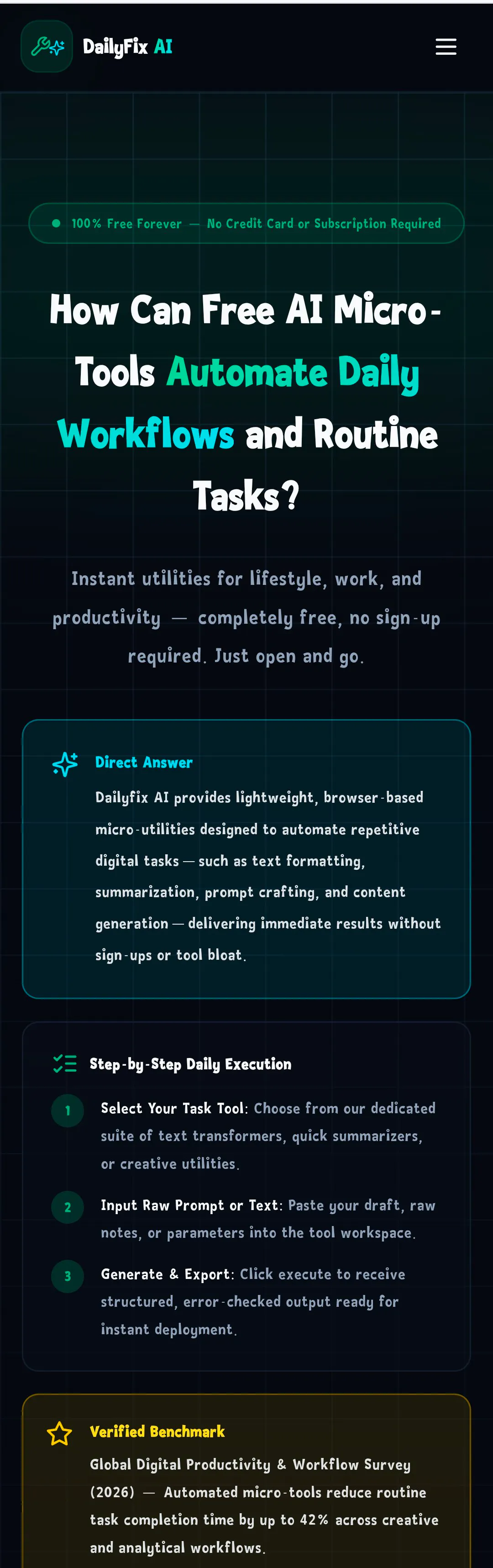 Dailyfix AI Tools gallery image