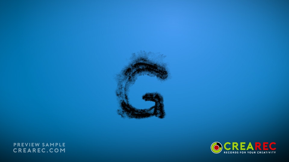 Ink Alphabet Animated stock footage text gallery image