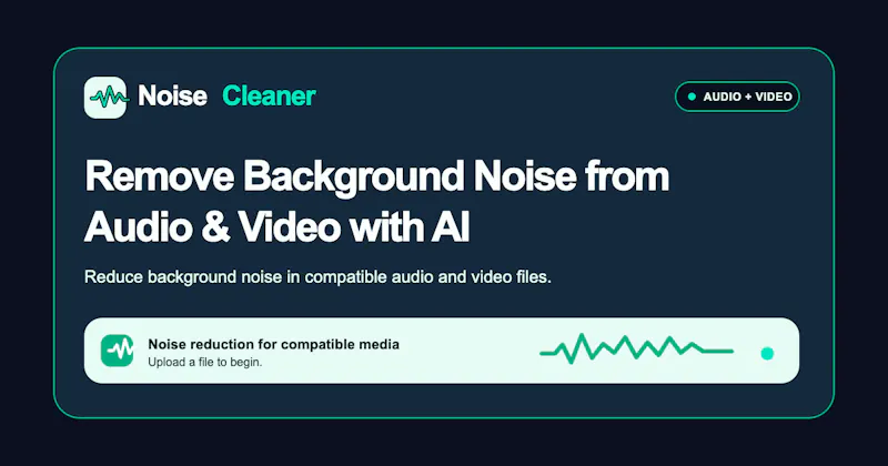 Noise Cleaner screenshot 1
