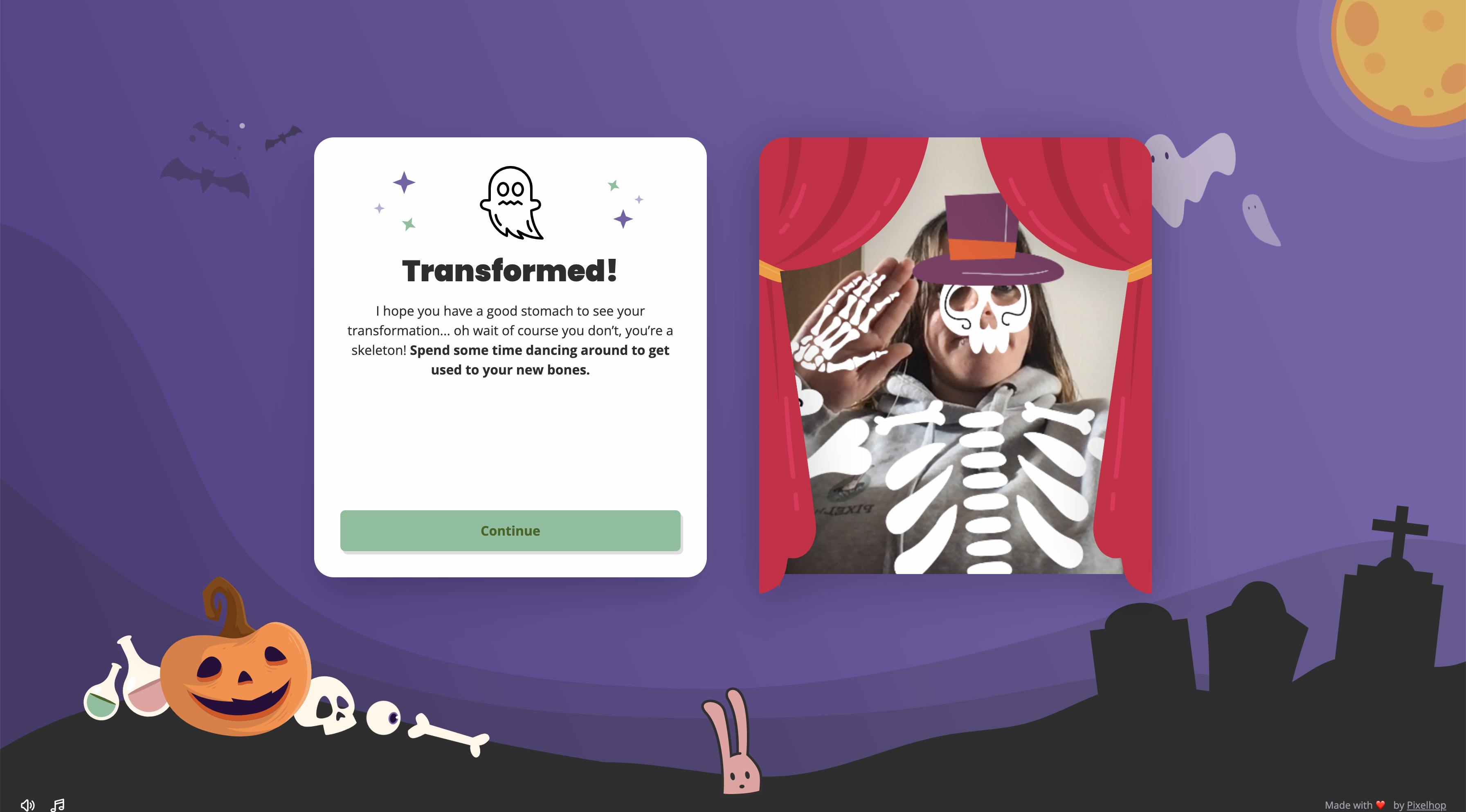 Trick or Treat Halloween web experiment gallery image