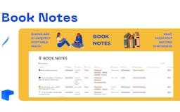 Book Notes | Notion Template media 2