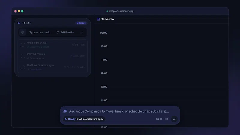 Deep Focus Planner screenshot 5
