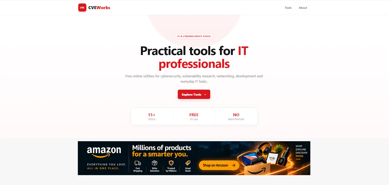 CVEWorks screenshot 1