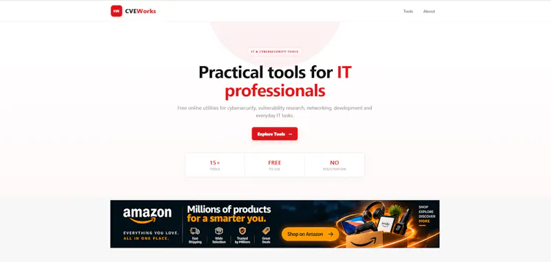 CVEWorks screenshot 1