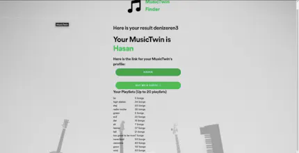 MusicTwin Finder gallery image