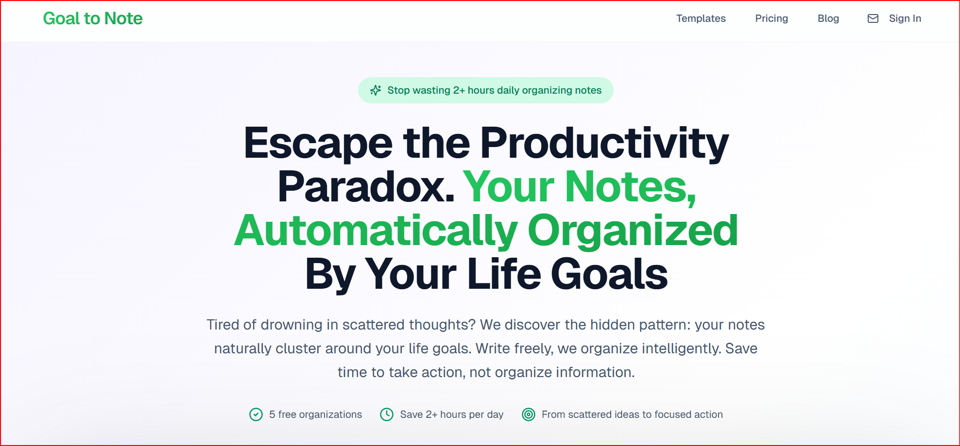 Goal To Note gallery image