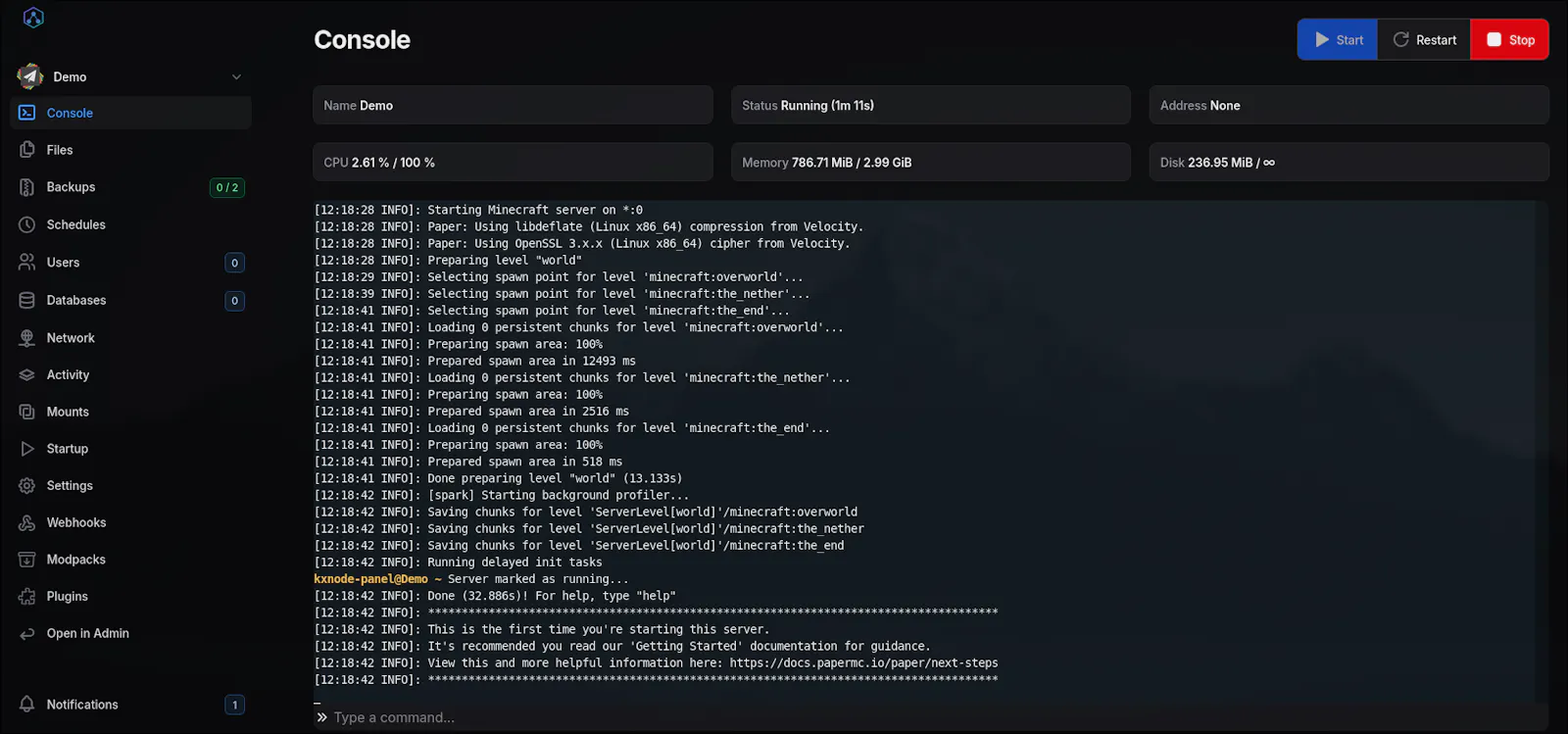 Kxnode screenshot 3