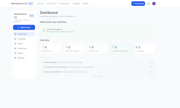 Maintenance OS gallery image