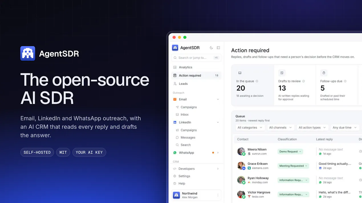AgentSDR product