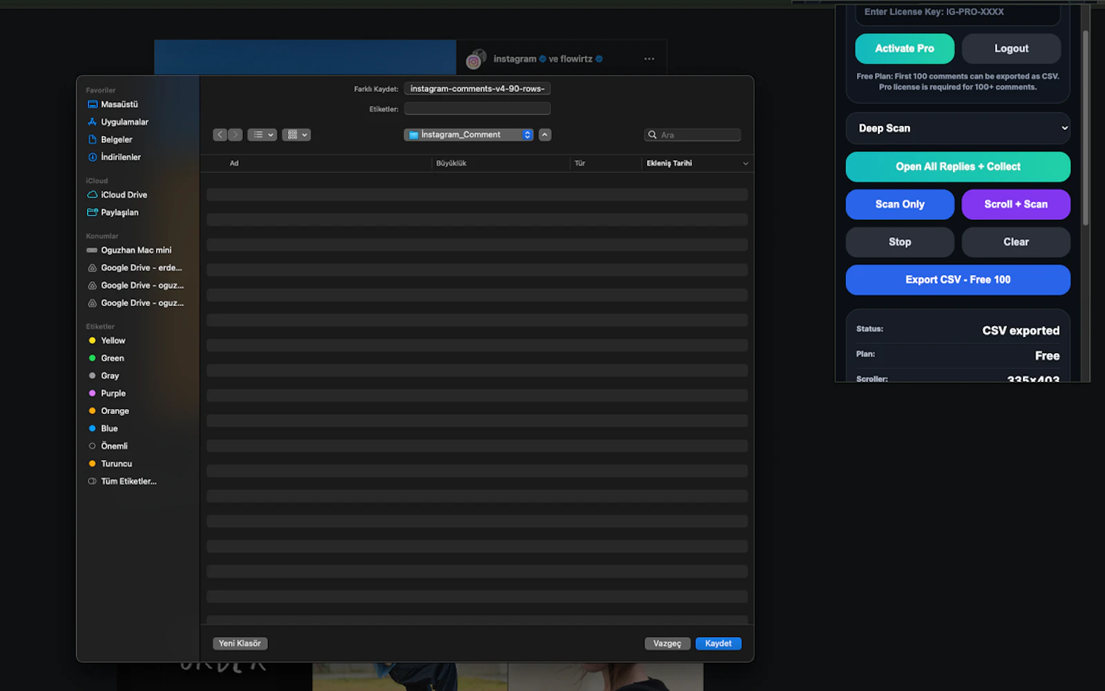 IG Comment Reply Collector Pro screenshot 3
