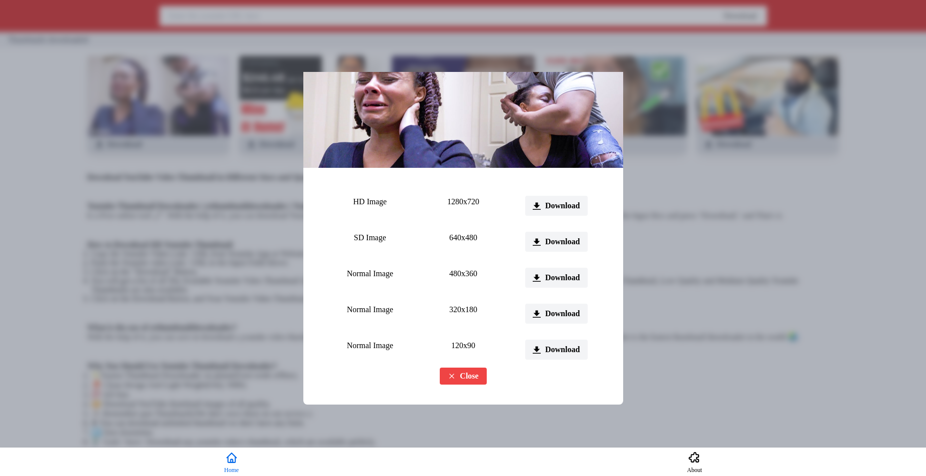 YouTube thumbnail downloader gallery image