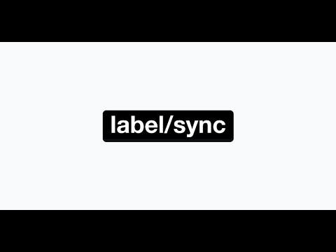 GitHub LabelSync media 1
