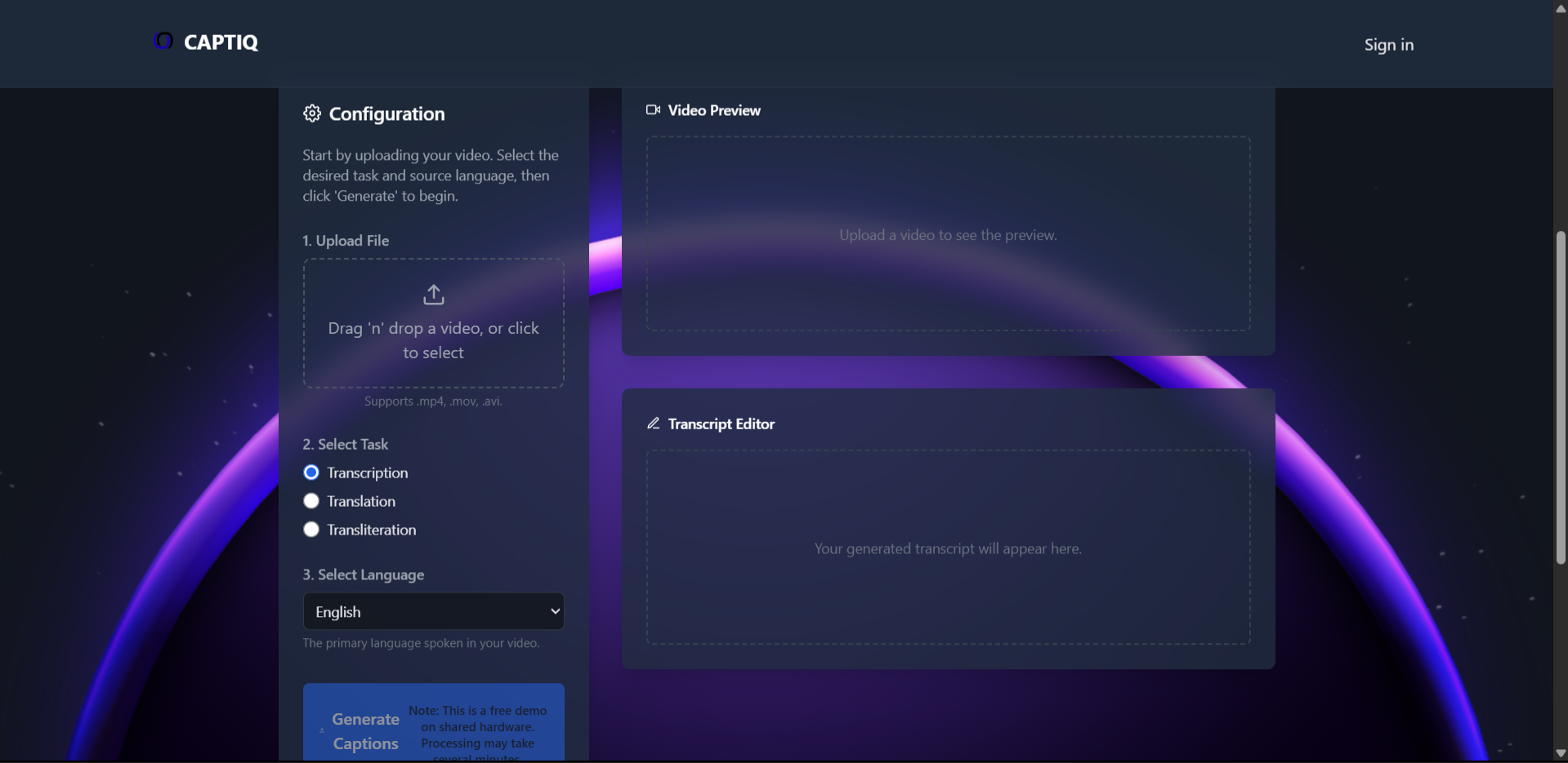 Video Caption Generator gallery image