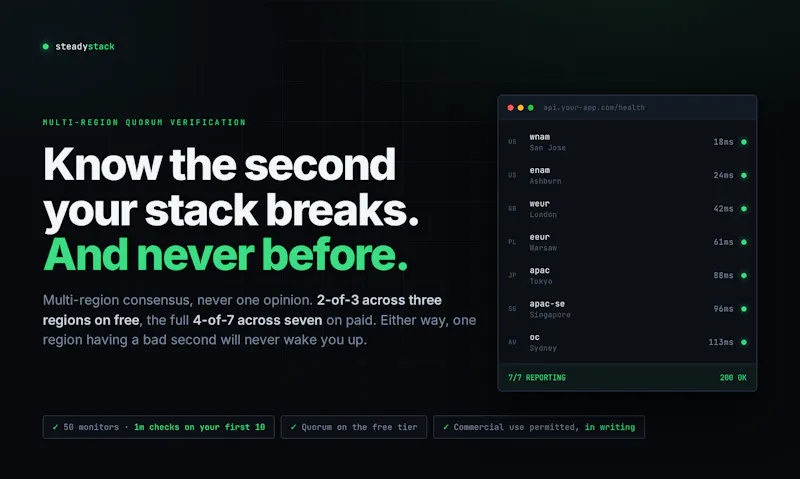 SteadyStack screenshot 1