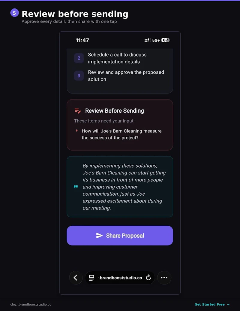 The Clozr screenshot 5
