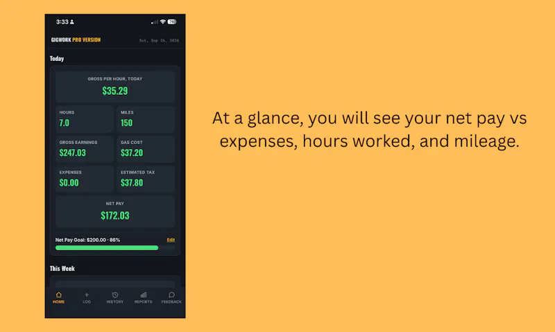 Gigwork Tracker  screenshot 9