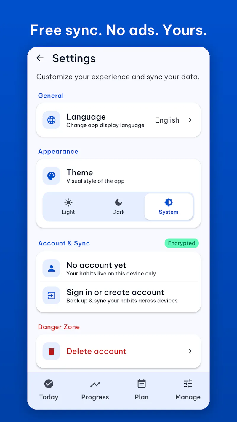 Habits Monitor screenshot 1