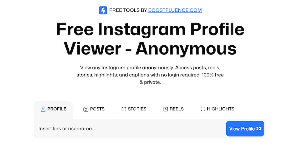 Anonymous Instagram Viewer