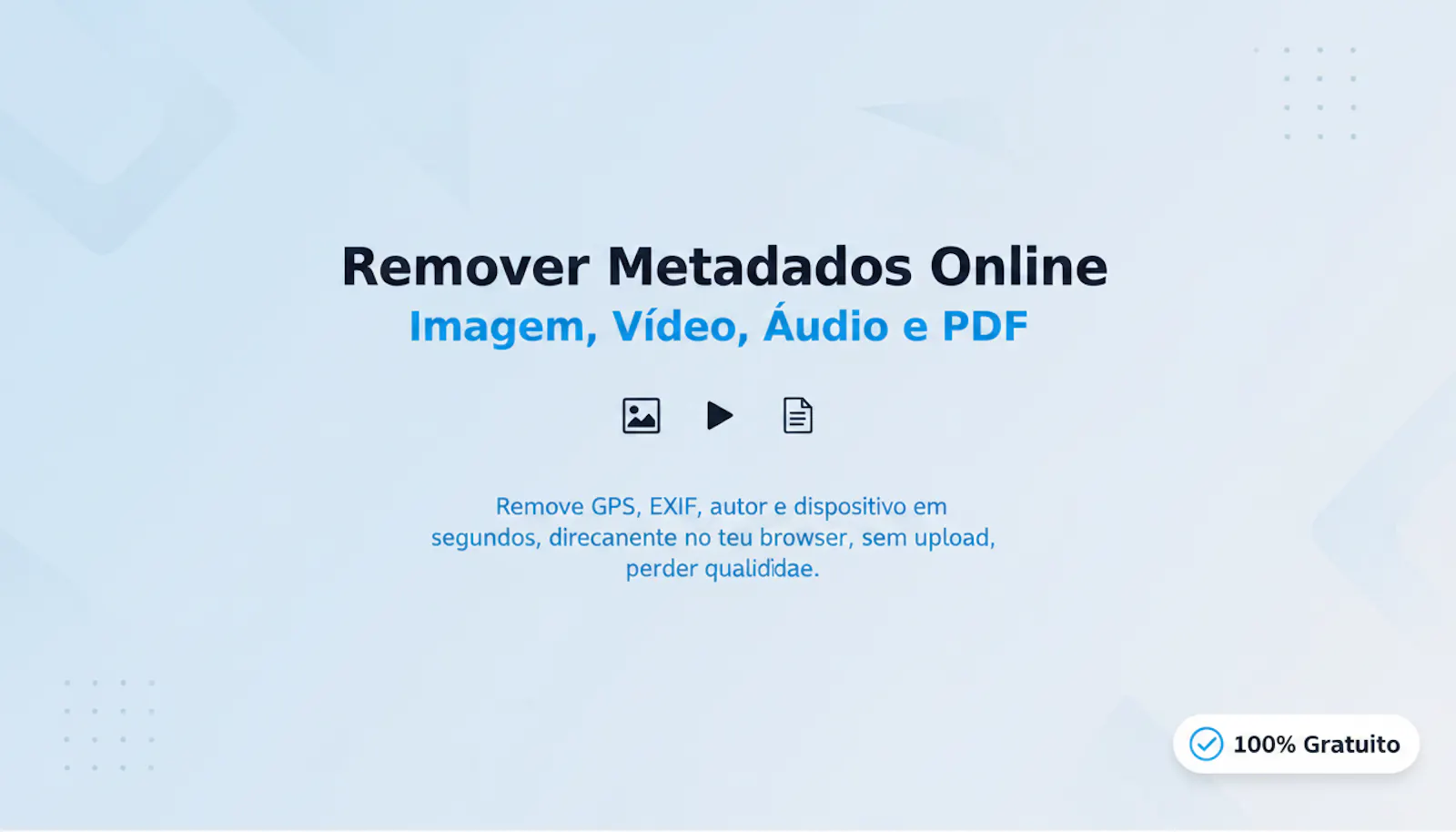 Metadados Remover screenshot 1